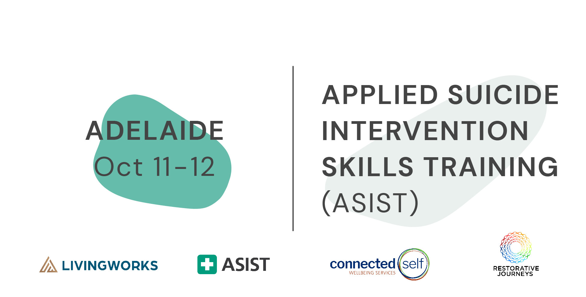 SOLD OUT – ADELAIDE | Applied Suicide Intervention Skills Training (ASIST) – October